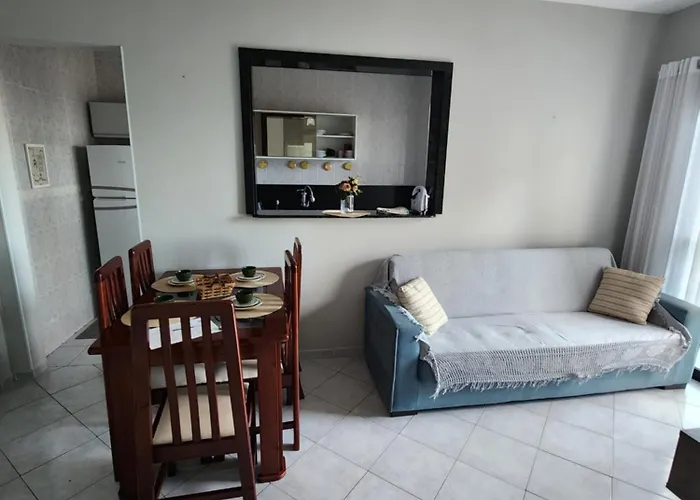Apto Em Praia Grande - Ocian, 100M Da Praia, Garagem E Wi-Fi